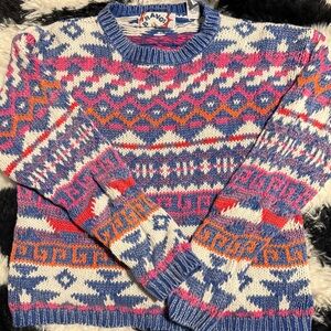 Vintage Bravo Fair Isle Sweater